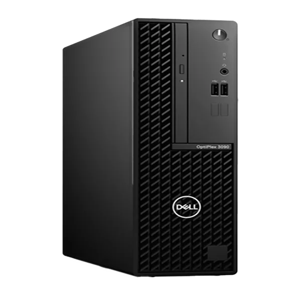 PC de escritorio DELL OPTIPLEX 3090 SFF, i5, WIN 10 PRO con frente negro.